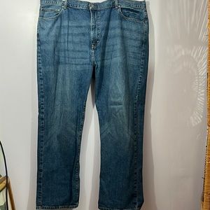 Crimeux relaxed cotton denim 5 pocket jeans, 48 32, mens